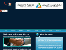 Tablet Screenshot of easternaircon.com